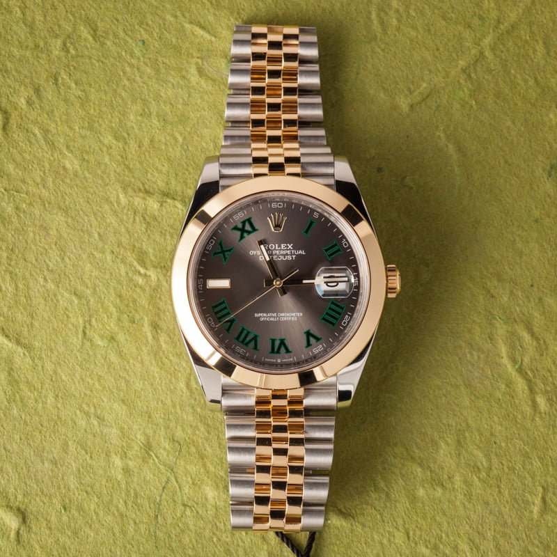 Rolex Datejust 41 Ref 126303 Wimbledon Dial