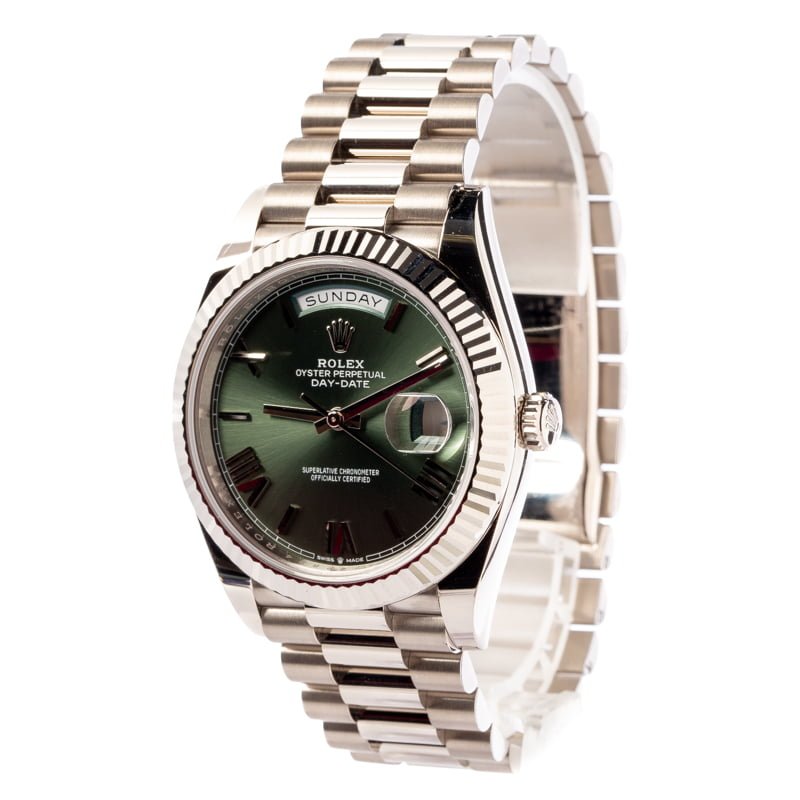 Rolex Day-Date 40 228239 Olive Green Dial