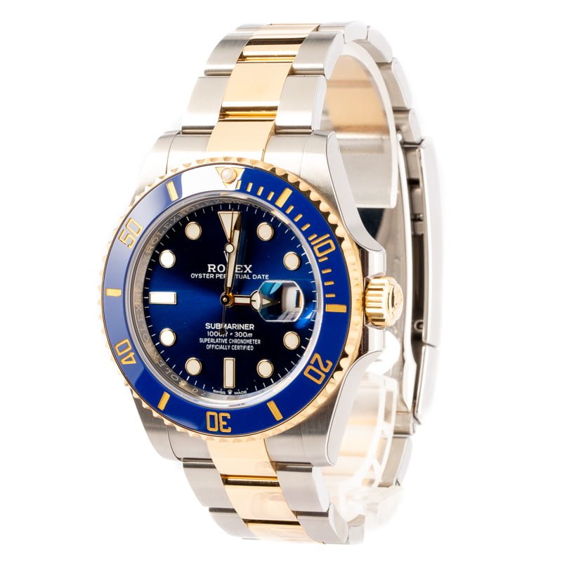 Mens Rolex Submariner 126613 Blue Dial