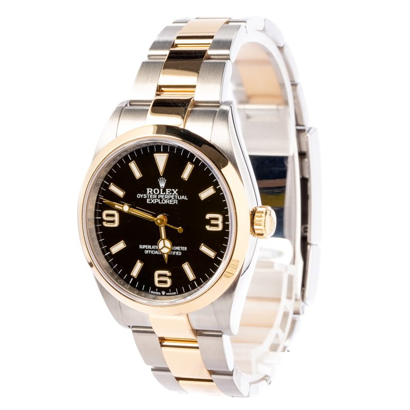 Mens Rolex Explorer Black 124273