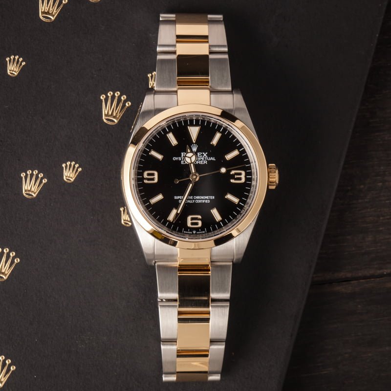 Mens Rolex Explorer Black 124273