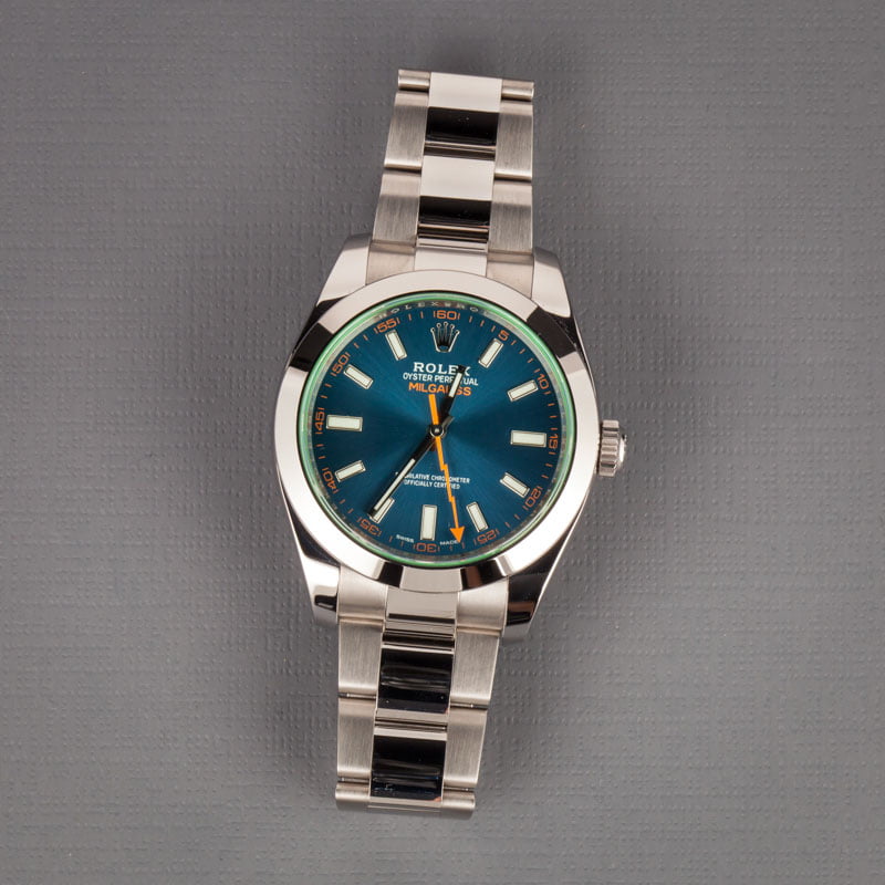 Rolex Milgauss 116400GV Blue Dial