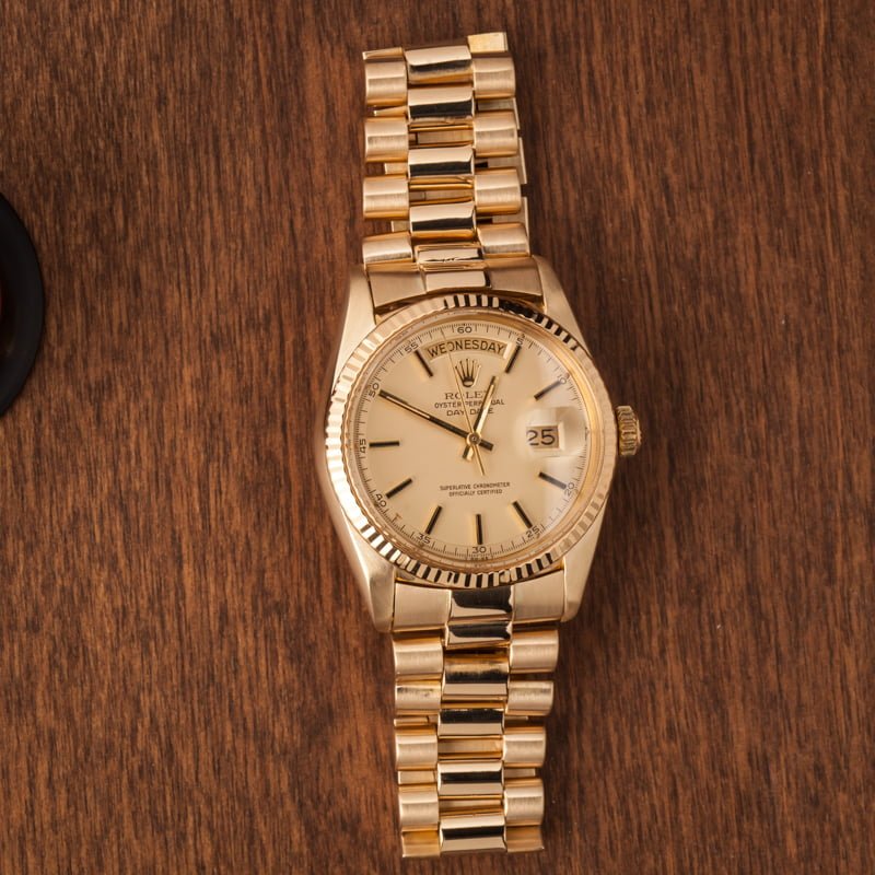 Rolex President 1803 Champagne Dial