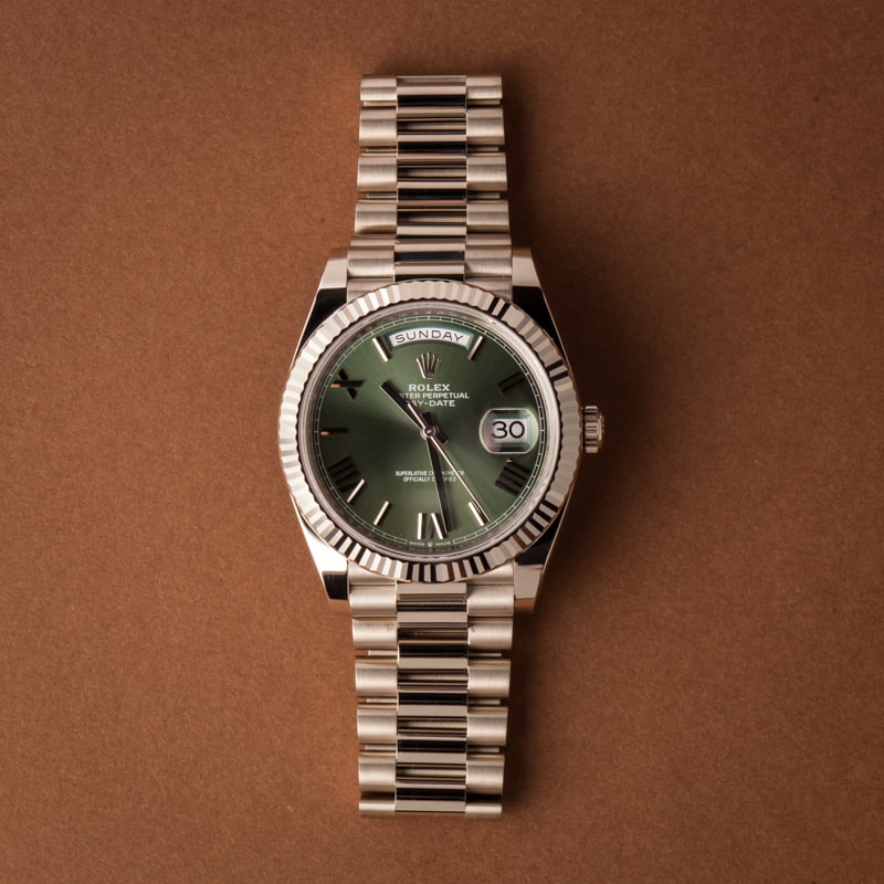 Rolex Day-Date 40 228239 Olive Green Dial