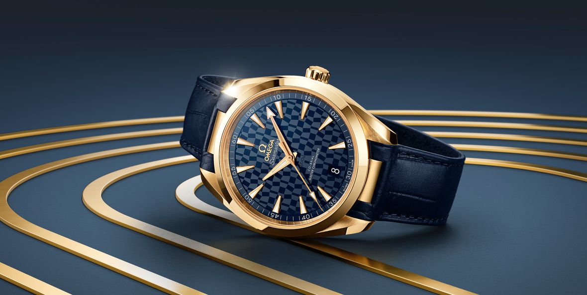 Omega Seamaster Aqua Terra Tokyo 2020 Watches – Two Sizes in 18k Yellow Gold