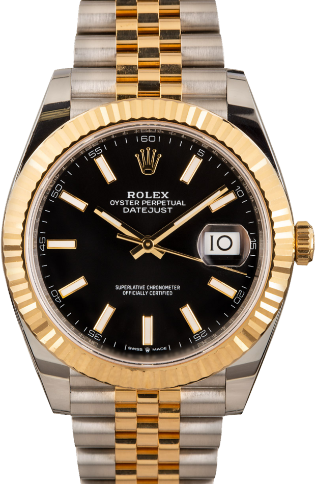 Rolex Datejust 41 Ref 126333 Steel & 18k Yellow Gold