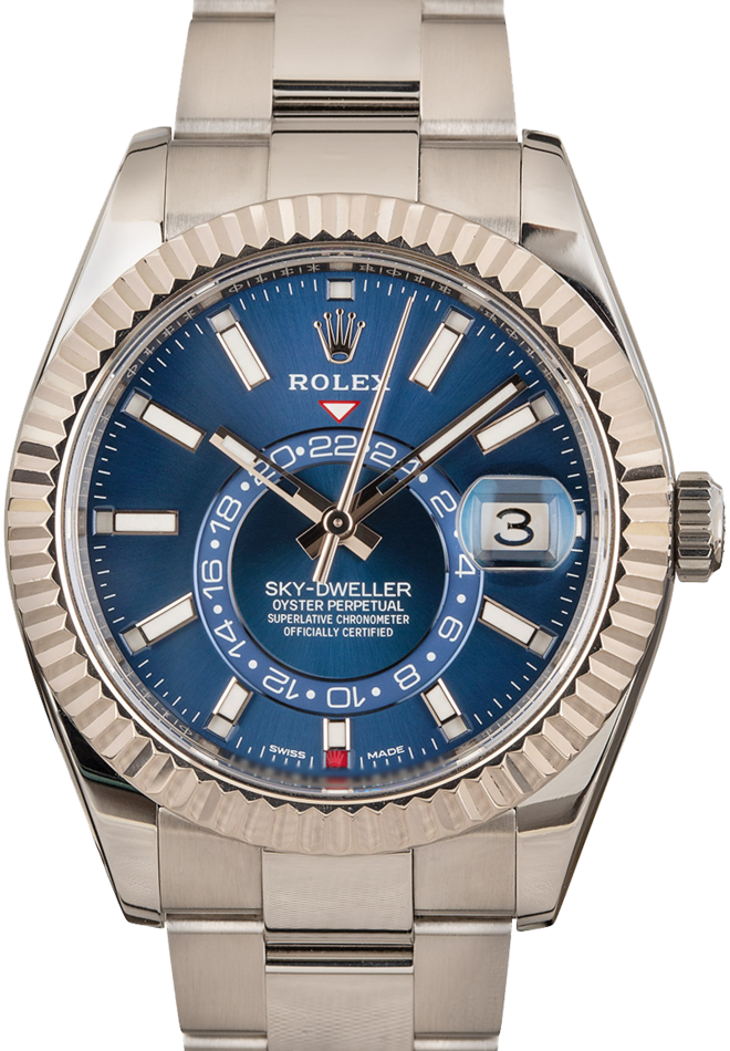 Mens Rolex Sky-Dweller 326934 Blue Dial