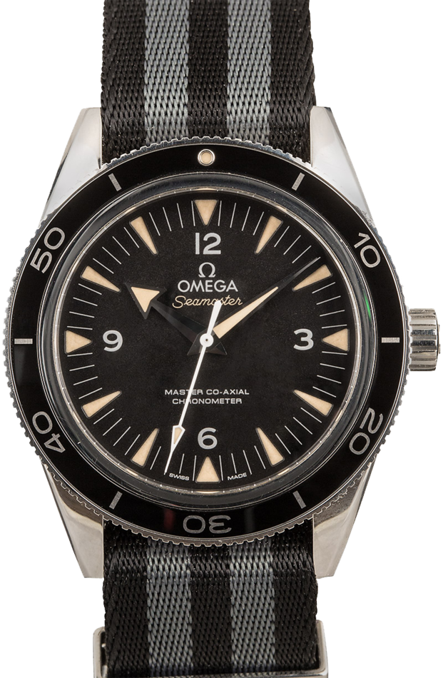 Omega Seamaster Black Arabic Dial