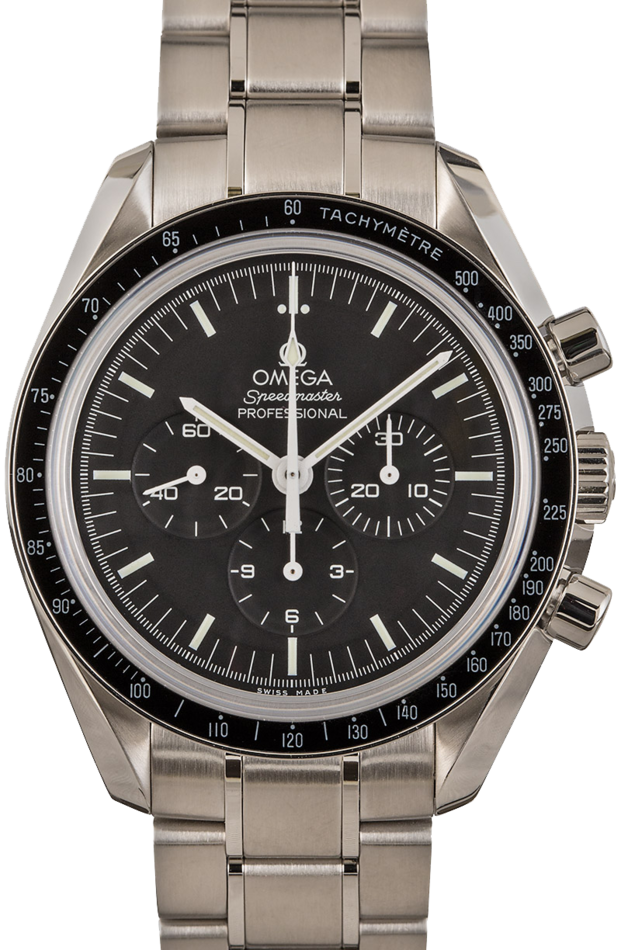 Omega Speedmaster Stainless Steel Black Dial