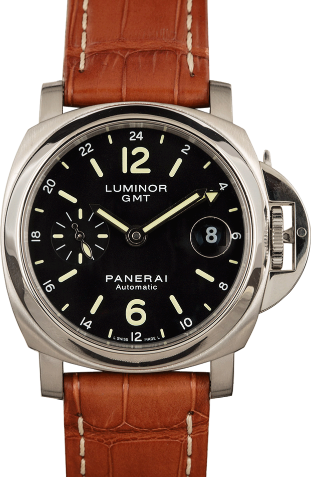 Panerai Luminor GMT Stainless Steel Black Dial