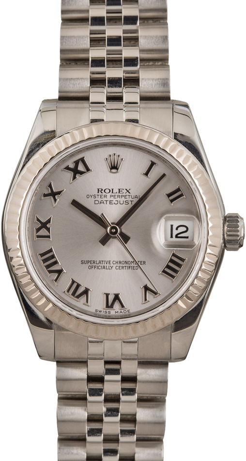 Ladies Rolex Datejust 178274 Roman Dial