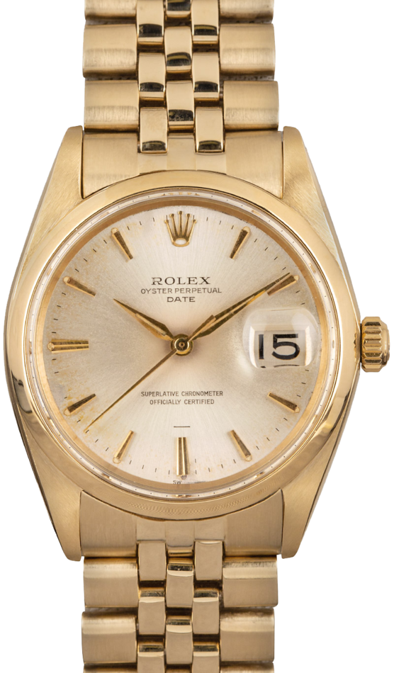 Rolex Date 1500 Silver Dial