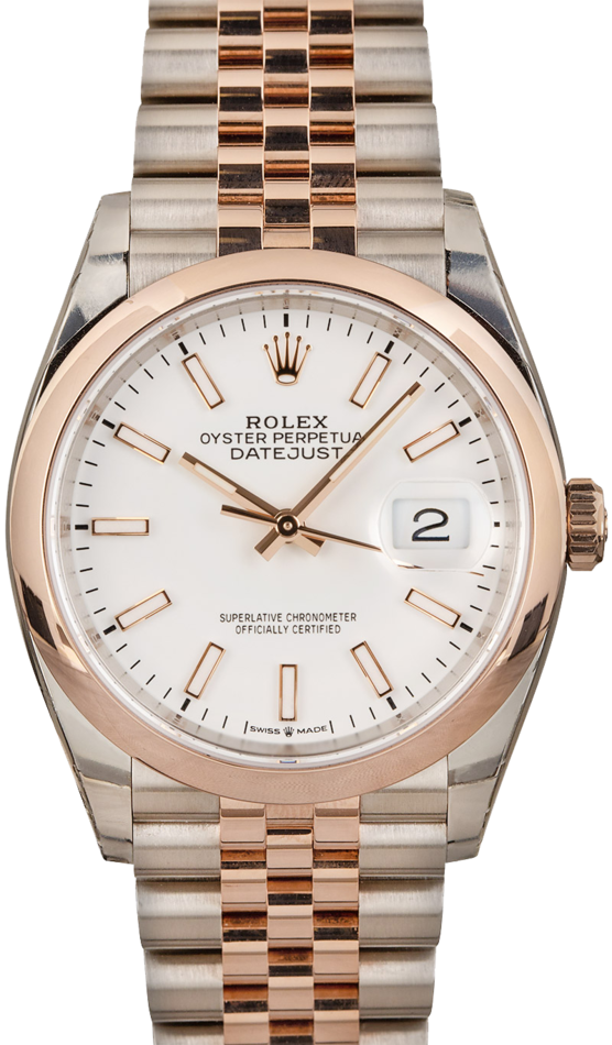 Rolex Datejust 126201 Oystersteel & Everose gold