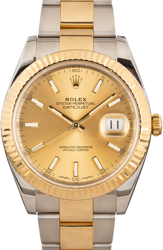 Rolex Datejust 41 Ref 126333 Champagne Dial