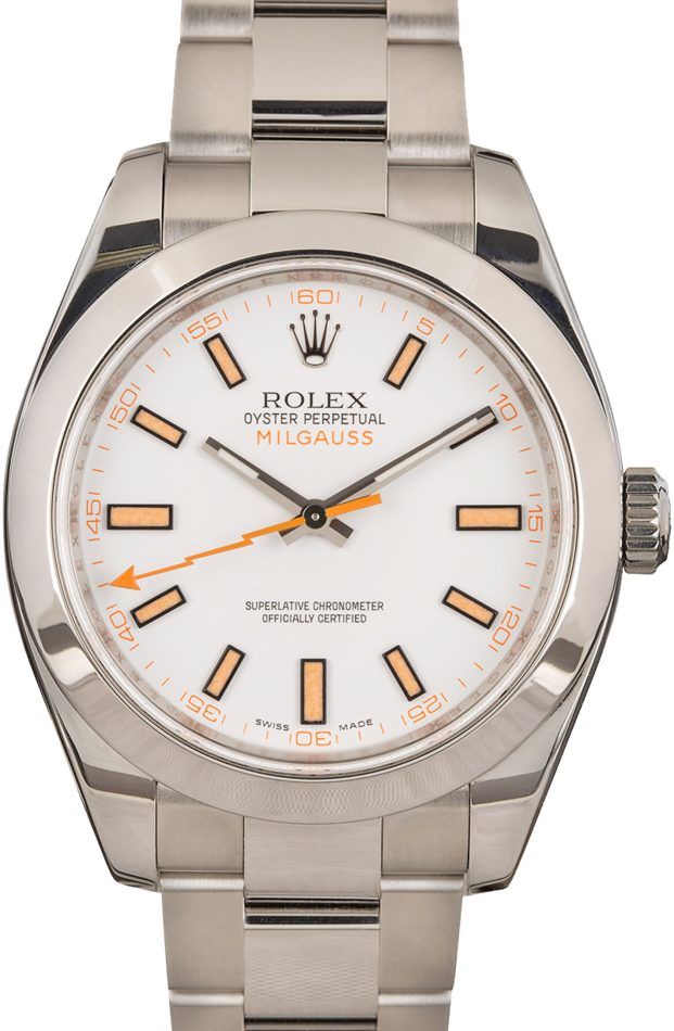 Rolex Milgauss 116400 White Dial