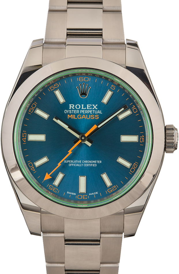Rolex Milgauss 116400GV Blue Dial