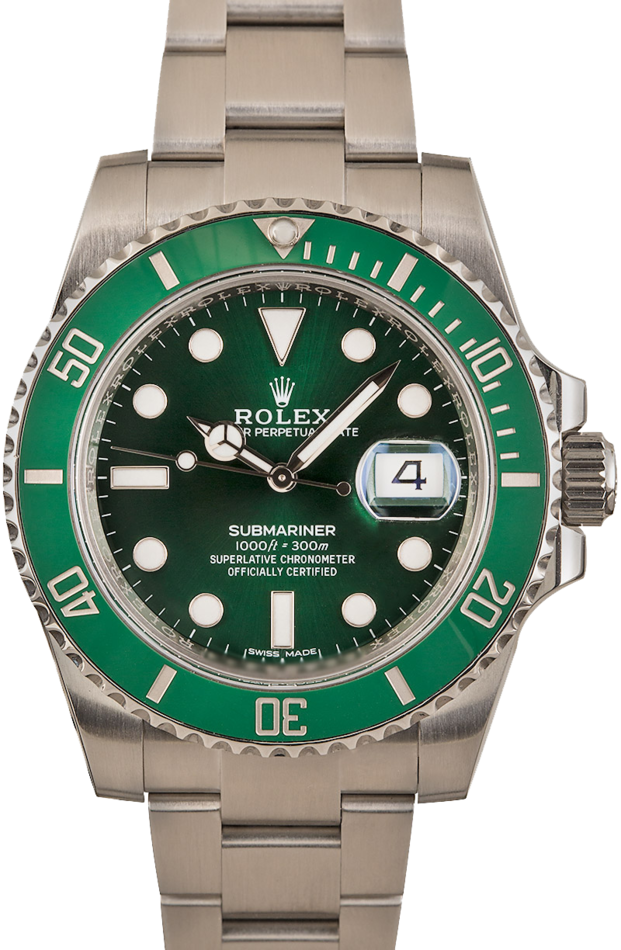 Pre Owned Rolex Submariner 116610LV Ceramic 'Hulk'