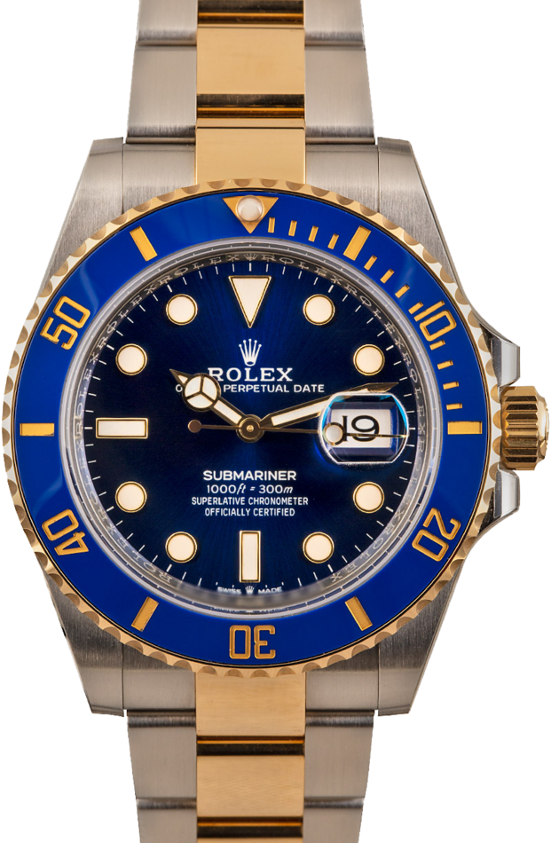 Mens Rolex Submariner 126613 Blue Dial