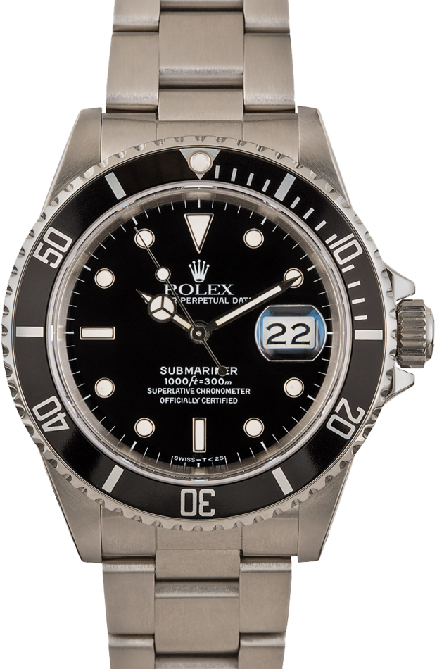 Rolex Submariner 16610 Black Dial