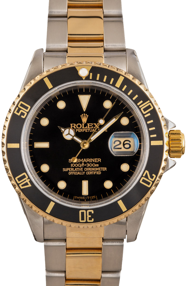 Rolex Submariner 16613 Black Dial