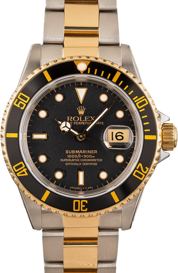 Men's Rolex Submariner 16613 Two Tone