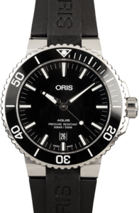 Oris Aquis Date Black Dial and Bezel