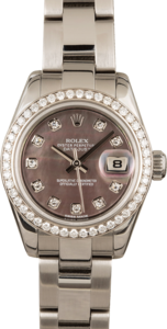 Ladies Datejust 179384 Diamond Bezel