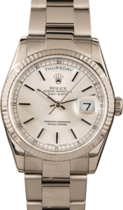 Men's Used Rolex White Gold Day-Date 118239