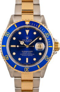 Rolex Submariner 16613 Blue Dial