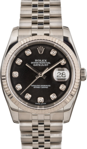 Rolex Datejust 116234 Black Diamond Dial