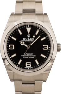 Rolex Explorer 214270BKASO Luminous Dial
