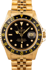 Rolex GMT-Master 16758 Yellow Gold