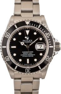 Used Rolex Submariner 16610 Stainless Steel