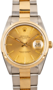 Rolex Date 15203 Champagne