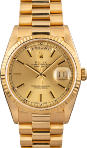 Rolex Day Date 18238 Champagne Dial