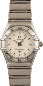 Ladies Omega Constellation Stainless Steel