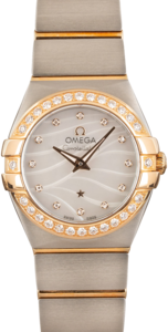 Omega Constellation Wavy Diamond Dial