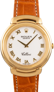 Rolex Cellini 6623 White Roman Dial