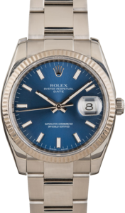 Rolex Date 115234 Blue Dial