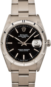 Rolex Date 15210 Black Dial