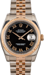 Rolex Datejust 116201 Two Tone Everose Gold