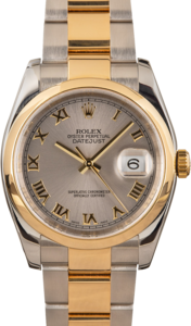 Mens Rolex Datejust 116203 Slate Dial