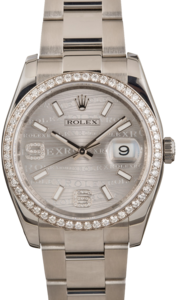 Rolex Datejust 116244 Diamond Wave Dial