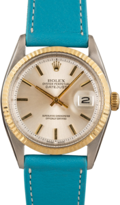 Pre-Owned Rolex Datejust 1603 Silver Dial