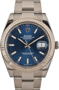 Rolex Datejust 41 Ref 126334 Blue Dial