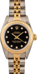 Rolex Ladies Oyster Perpetual 76193 Two-Tone