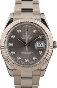 Rolex Datejust II Ref 116334 Diamond Dial