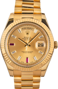 Rolex Day-Date II President 218238 Yellow Gold