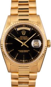 Rolex Day-Date Presidential 18238 Black Dial