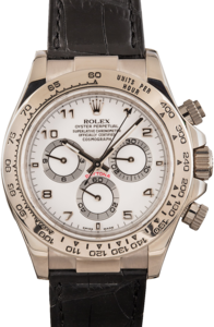 Rolex Daytona 116519 White Arabic Dial